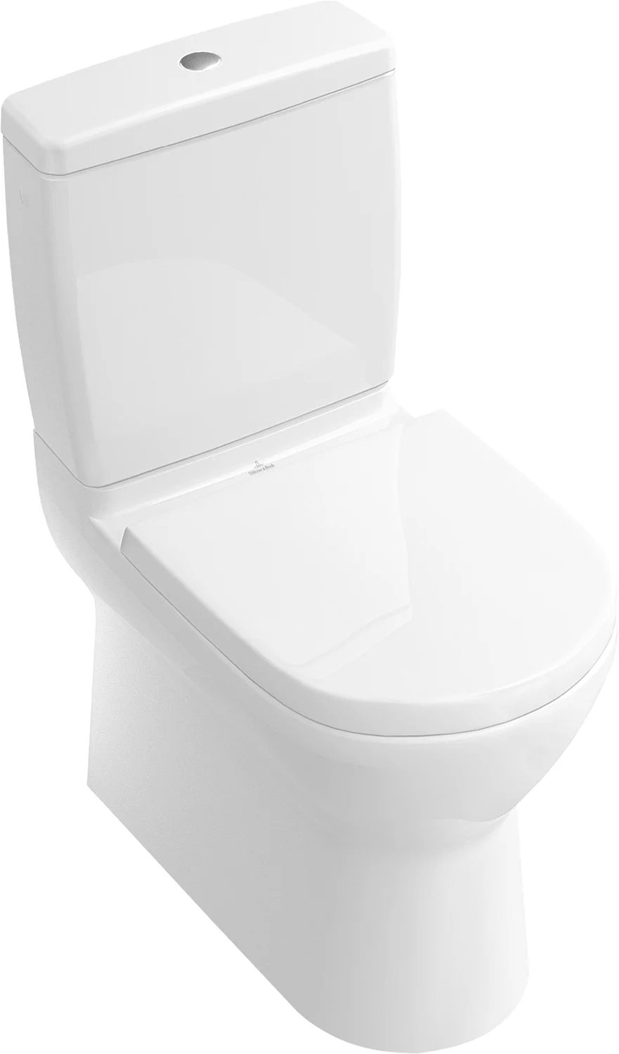Villeroy & Boch O.novo Tiefspül-WC Kombination 360x640mm Oval bodenstehend Weiß Alpin