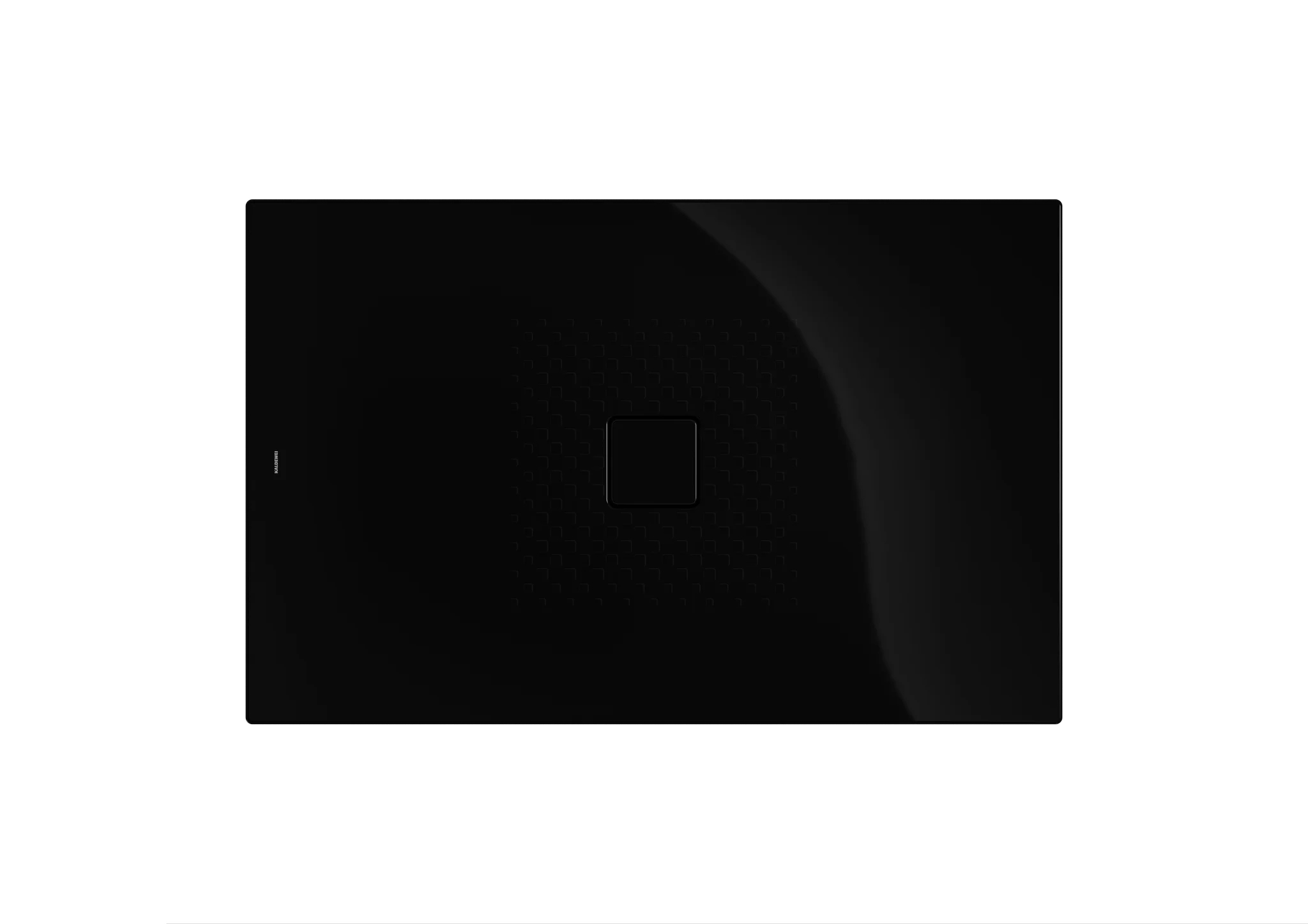 Kaldewei rechteck Duschwanne „Conoflat“ 80 × 110 cm in schwarz mit Antislip