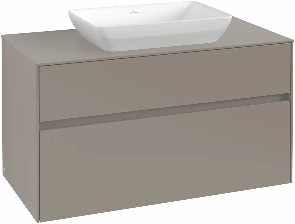 Villeroy & Boch Collaro Waschbeckenunterschrank C10900, 1000 x 548 x 500 mm, Graphite