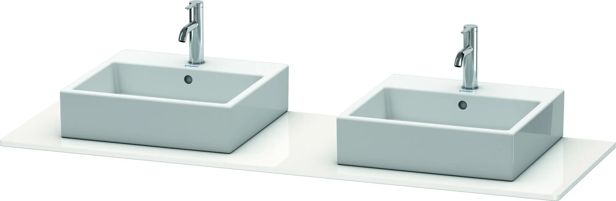Duravit Konsole „XSquare“ in Weiß Hochglanz