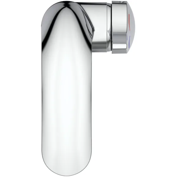 Waschtischarmatur Melange, ohne Ablaufgarnitur, mit verlängerter Sockel, Ausladung 149mm, Chrom Waschtischarmatur Melange, ohne Ablaufgarnitur, mit verlängerter Sockel, Ausladung 149mm, Chrom