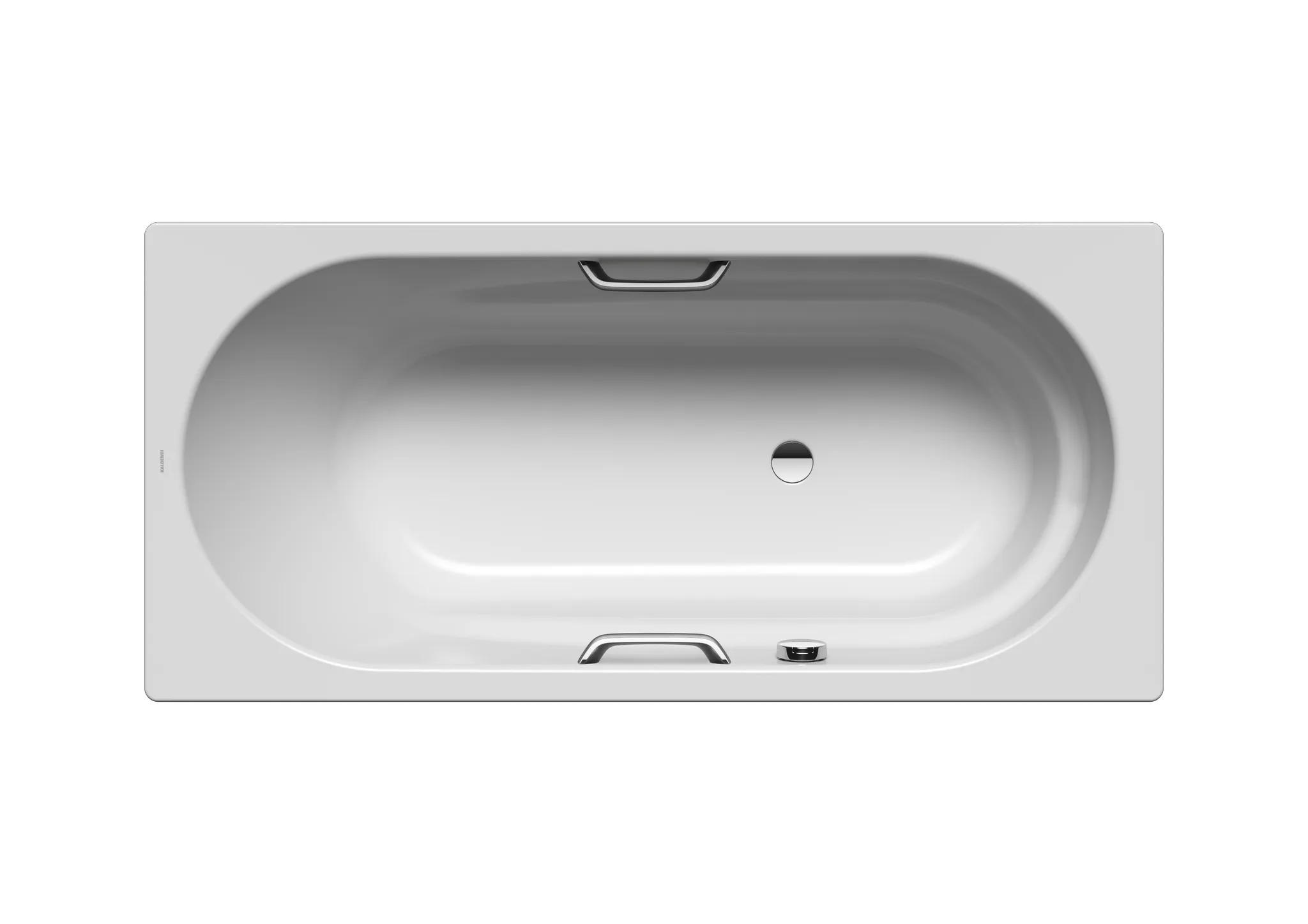 Kaldewei Badewanne „Vaio“ Star rechteck 170 × 80 cm, mit Grifflochbohrungen mit Überlaufbohrung, in manhattan