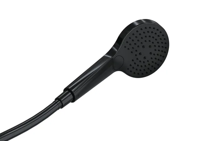 HEWI Handbrause PG87, 3-Strahl mit soft-clean Antikalknoppen, schwarz matt HEWI Handbrause PG87, 3-Strahl mit soft-clean Antikalknoppen, schwarz matt