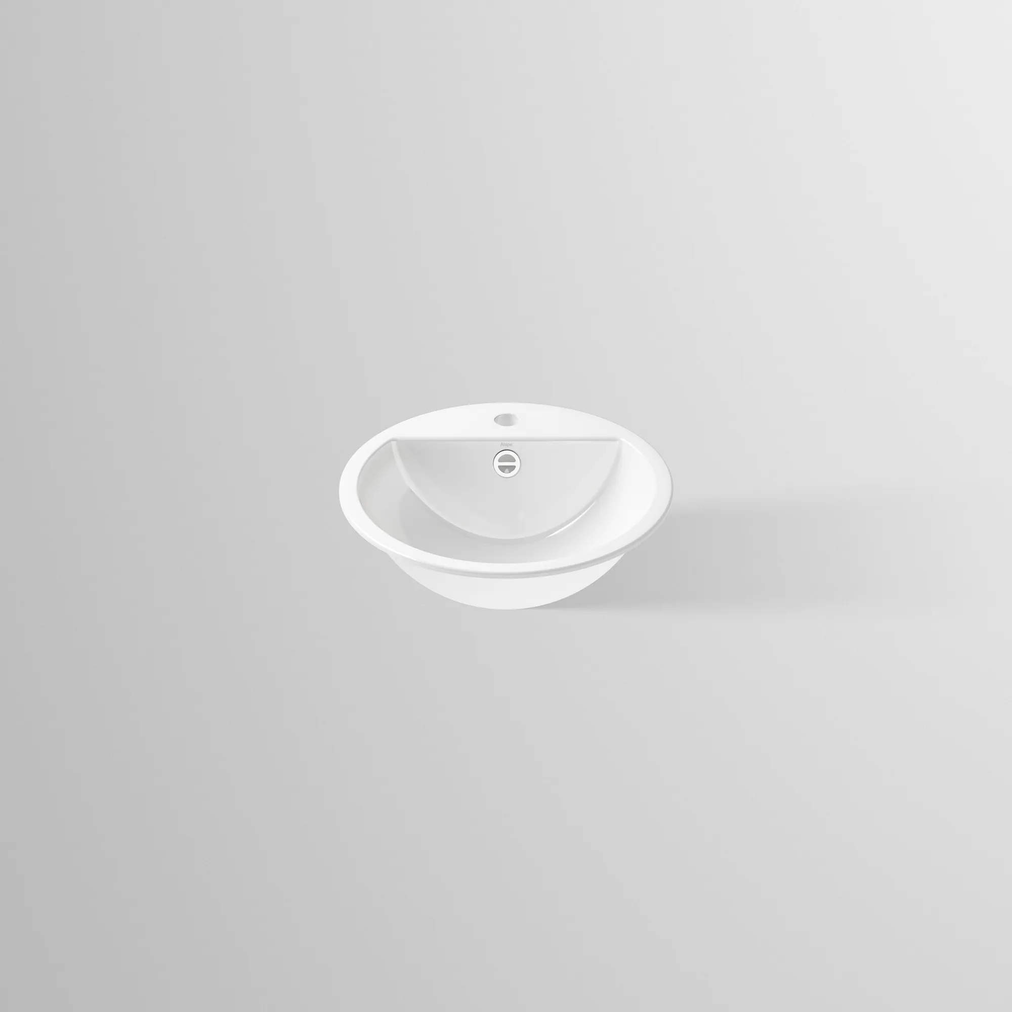 Waschbecken „S-Serie“ 450 × 154 mm, Hahnlochposition mittig mit ProShield