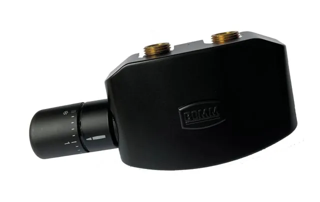 M-Ventil Softline DN15x50mm, DForm, mit Therm. Testa, Schwarz samtmatt M-Ventil Softline DN15x50mm, DForm, mit Therm. Testa, Schwarz samtmatt