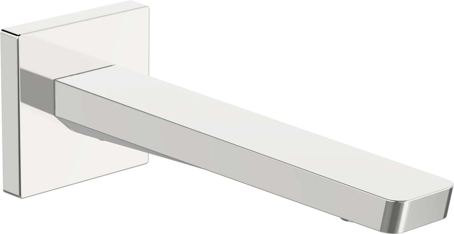 HansaSTELA Einhebelmischer Auslauf HansaSTELA 5724, Ausladung 214 mm, Rosette eckig, Chrom