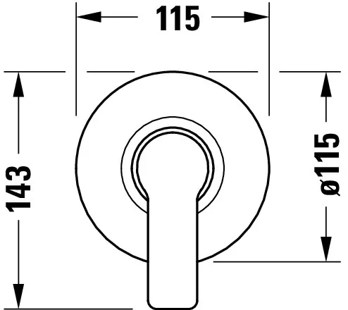 D-Code Einhebel-Brausemischer UP Set Keramikmischsystem, Chrom HG