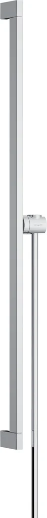 Hansgrohe Unica Brausestange E Puro 90 cm mit Easy Slide Handbrausehalter und Isiflex Brauseschlauch 160 cm, Chrom