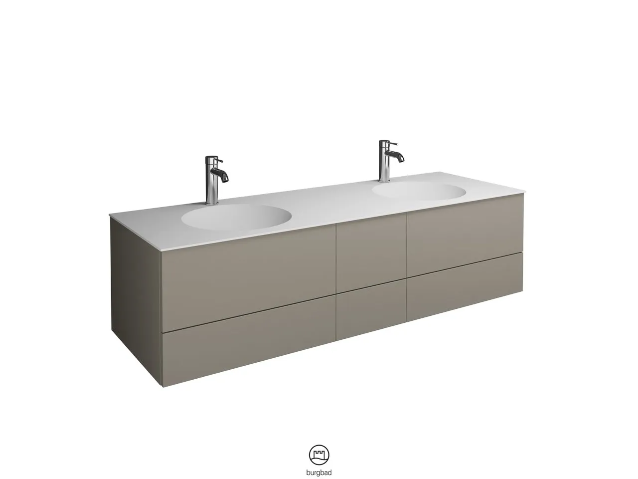Coco Mineralguss-Waschtisch inkl. Waschtischunterschrank, 1506 mm breit, 406 mm hoch, SFHR150 Coco Mineralguss-Waschtisch inkl. Waschtischunterschrank, 1506 mm breit, 406 mm hoch, SFHR150
