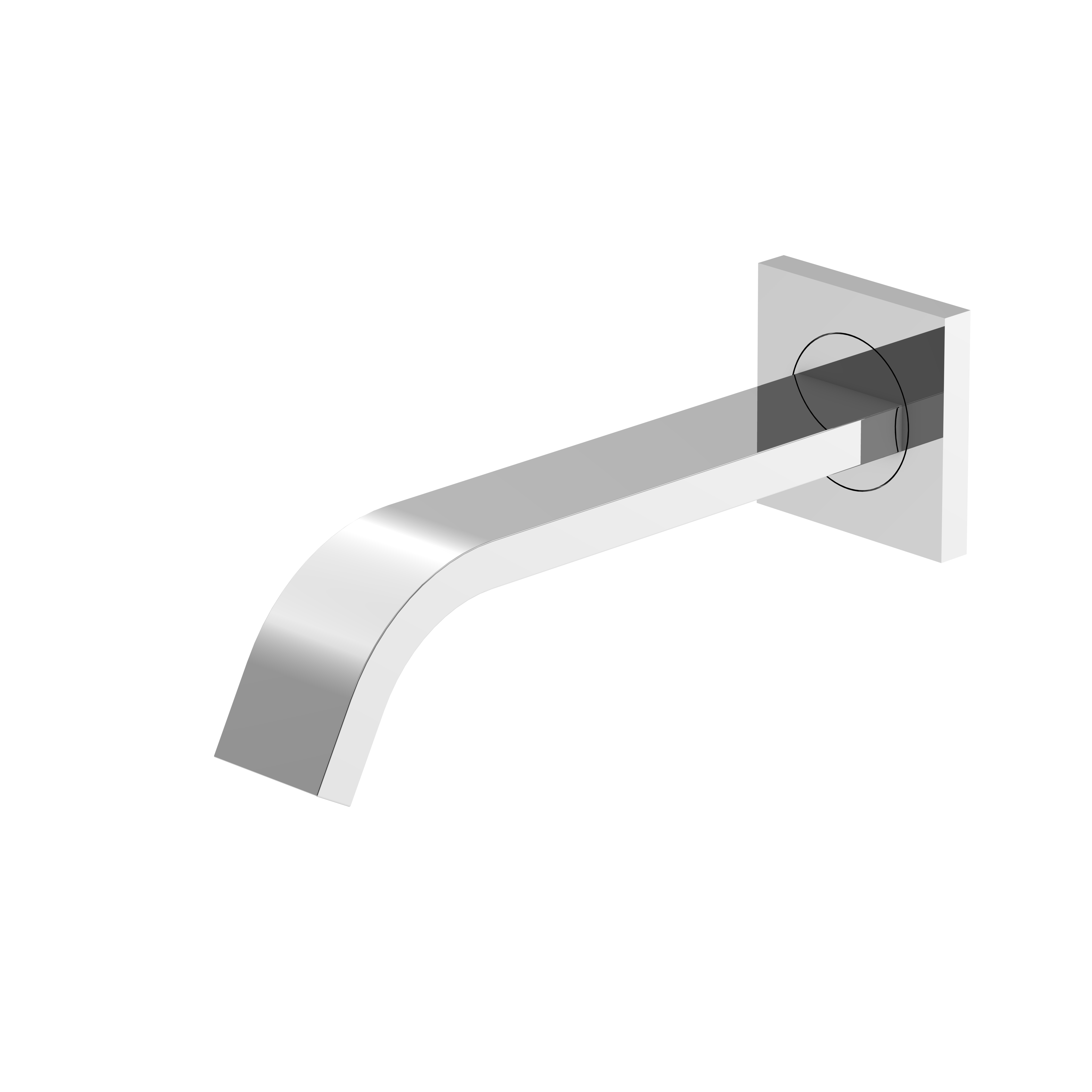 Serie 135 Auslauf für Waschtisch oder Wanne mit Neoperl-Luftsprudler, Ausladung: 17,5 cm Serie 135 Auslauf für Waschtisch oder Wanne mit Neoperl-Luftsprudler, Ausladung: 17,5 cm