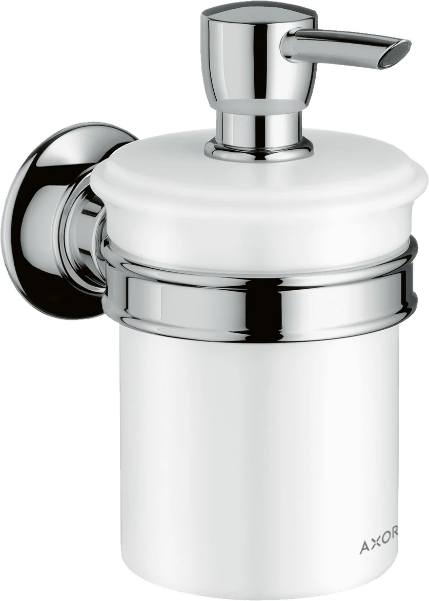 Hansgrohe AXOR Montreux Lotionspender, Chrom, 300 ml, Wandmontage mit verdeckter Befestigung Hansgrohe AXOR Montreux Lotionspender, Chrom, 300 ml, Wandmontage mit verdeckter Befestigung