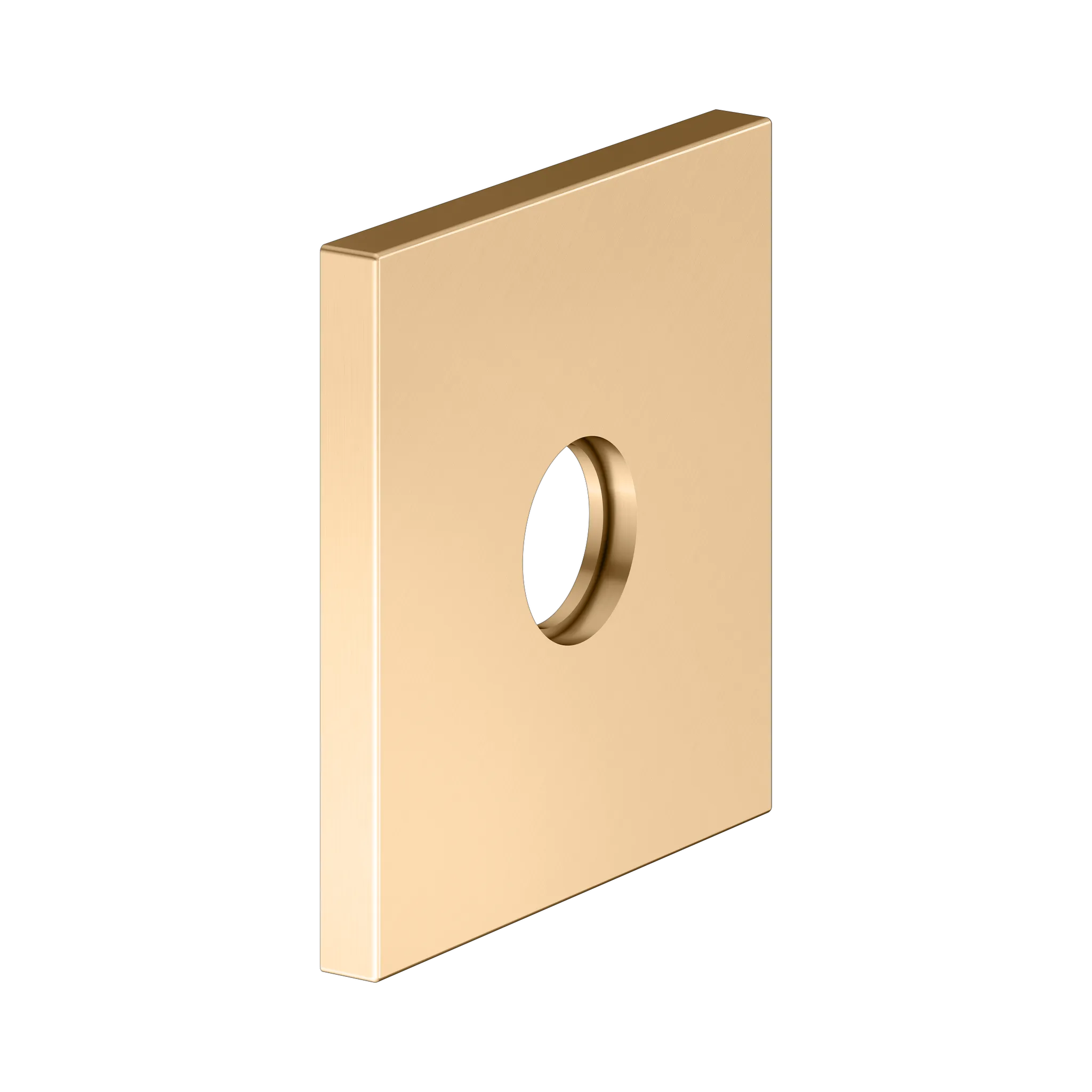 IXMO Wandrosette eckig 105 x 105 mm Messing gebürstet IXMO Wandrosette eckig 105 x 105 mm Messing gebürstet