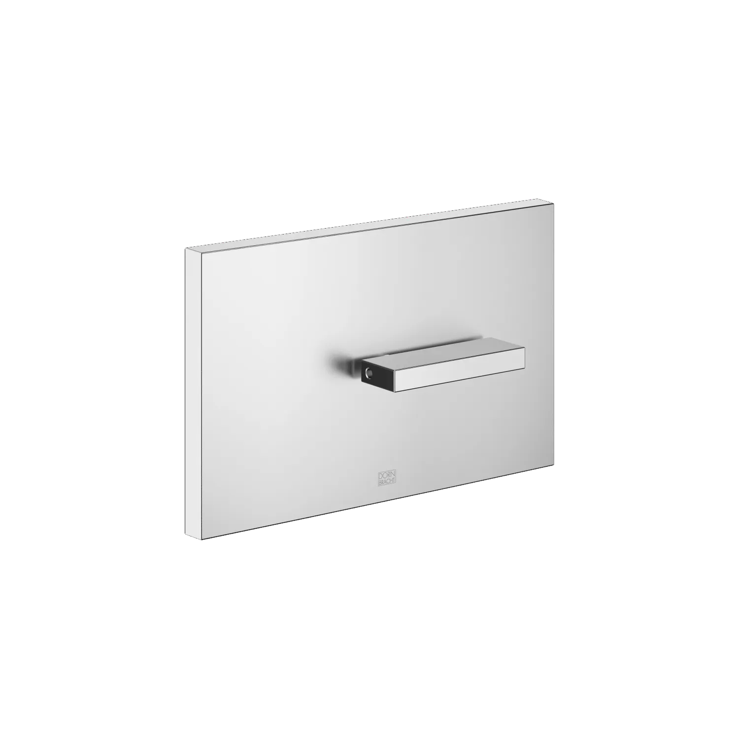 Dornbracht Abdeckplatte für WC-UP-Spülkasten TeCe SERIENNEUTRAL Chrom gebürstet 150 x 240 x 15 mm mit Zwei-Mengen-Technik