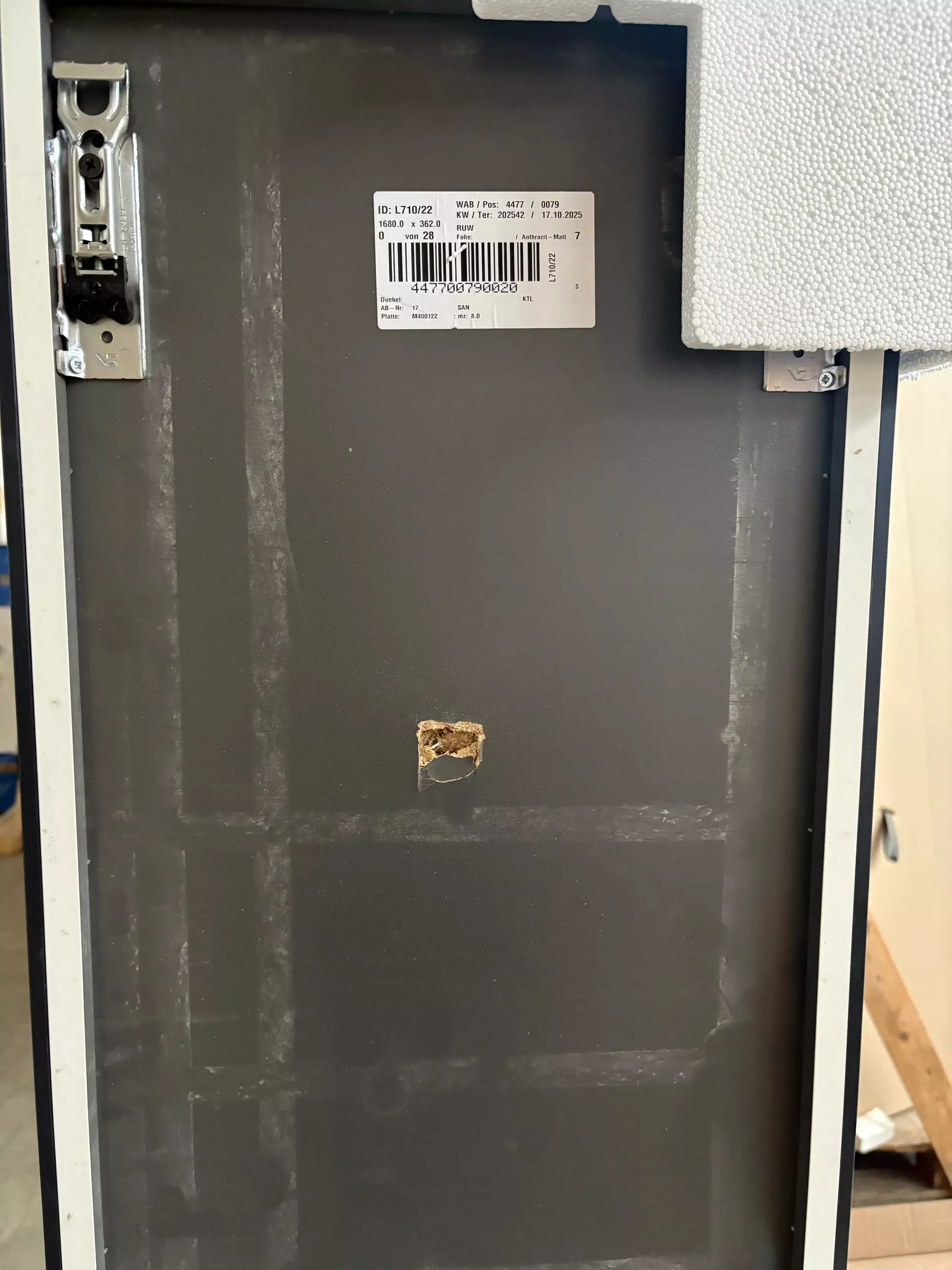 Villeroy & Boch Set aus Hochschrank C59100VQ und Mittelschrank C59800VQ „Subway 3.0“ in Marine Blue - B-Ware - Sonderangebot