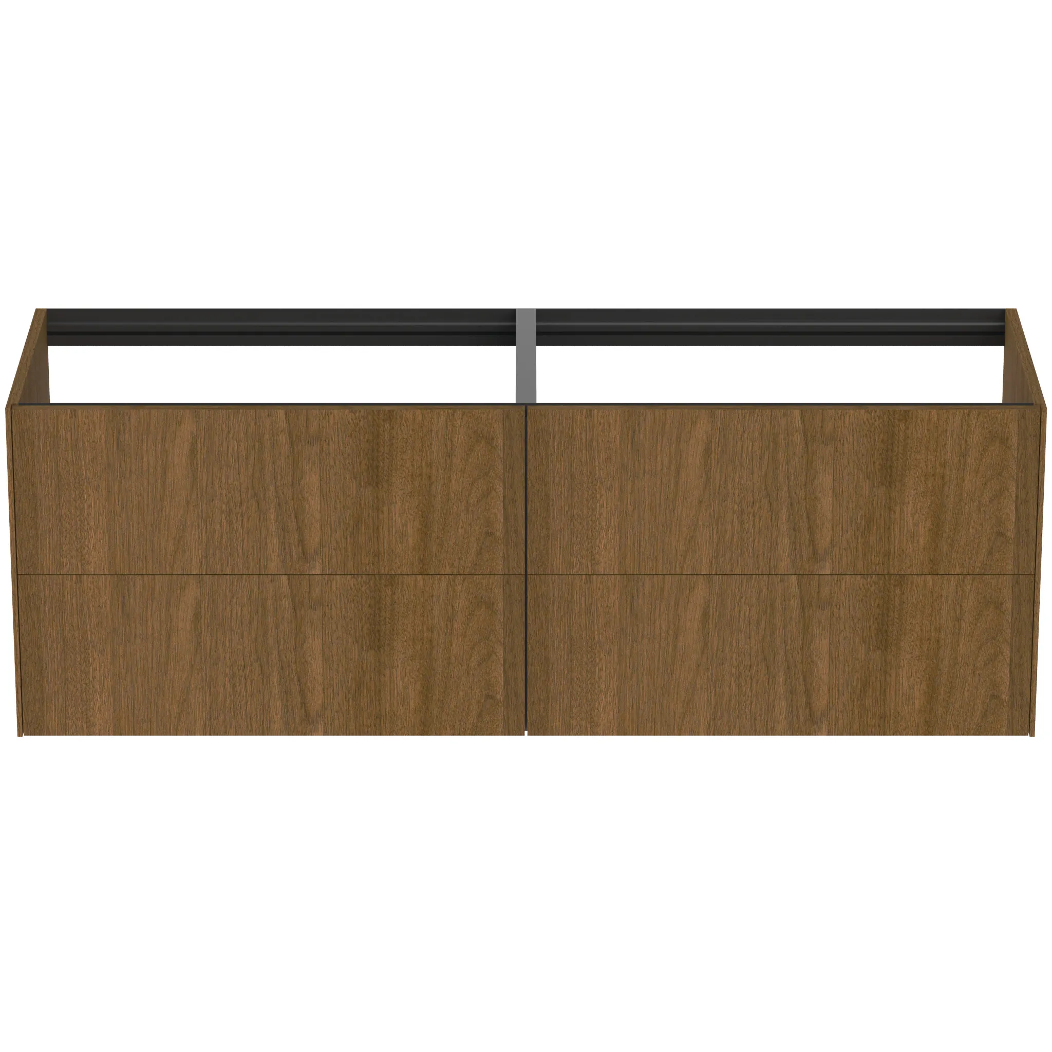 Ideal Standard Waschtischunterschrank Conca, 4 Auszüge, Walnuss Dunkel