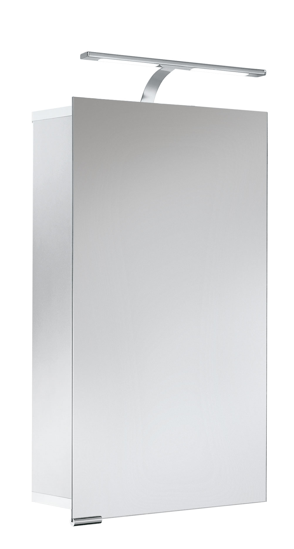 HSK Spiegelschrank aus Aluminium „ASP 300 LED“ 1-türig 45 × 75 × 17 cm 