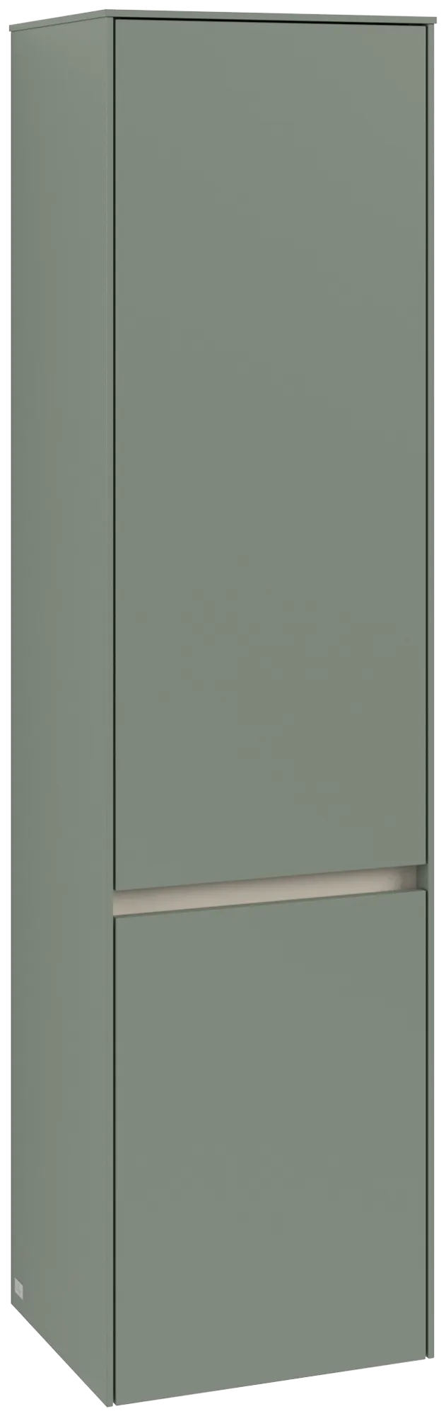 Villeroy & Boch Hochschrank Collaro C03300, Eckig, Soft Green, 404 x 1538 x 349 mm, 2 Türen, mit Absenkautomatik Villeroy & Boch Hochschrank Collaro C03300, Eckig, Soft Green, 404 x 1538 x 349 mm, 2 Türen, mit Absenkautomatik