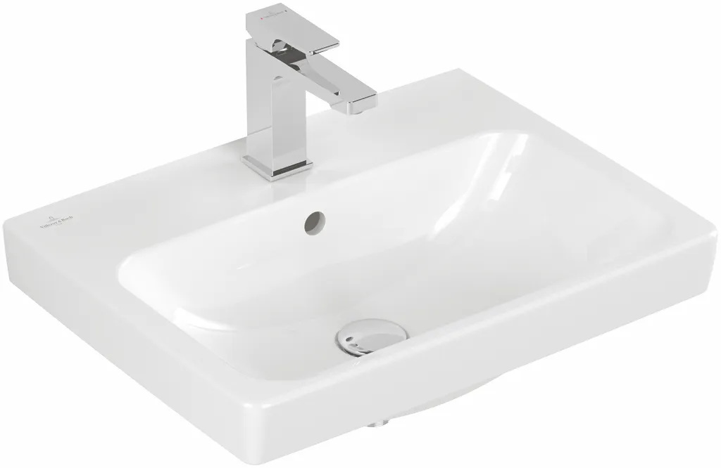 Villeroy & Boch Waschbecken „Architectura“ 550 × 420 × 165 mm, ohne Hahnlochbohrung in Weiß Alpin Villeroy & Boch Waschbecken „Architectura“ 550 × 420 × 165 mm, ohne Hahnlochbohrung in Weiß Alpin