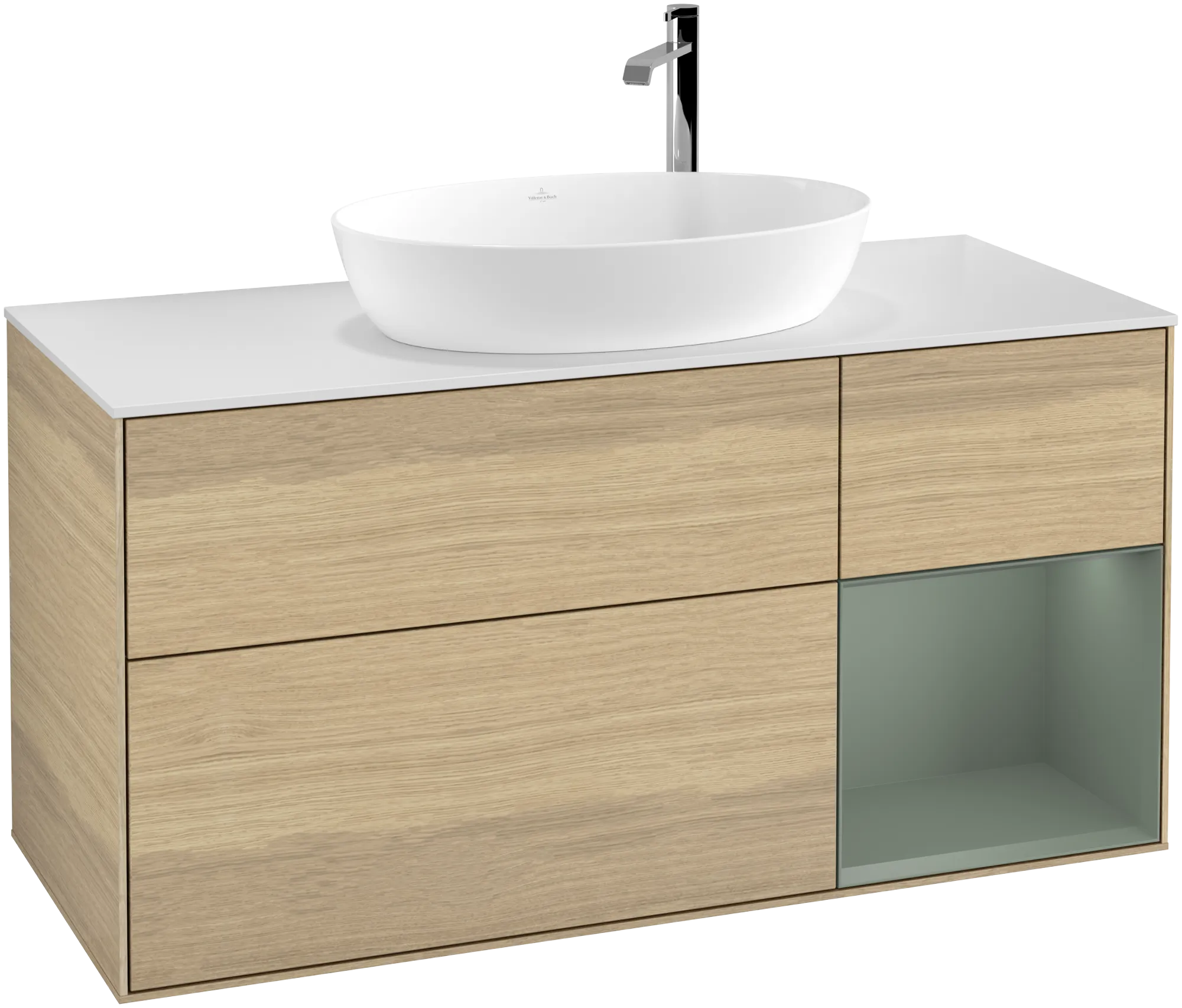 Villeroy & Boch Finion Waschbeckenunterschrank F95 1200x603x501mm mit Beleuchtung