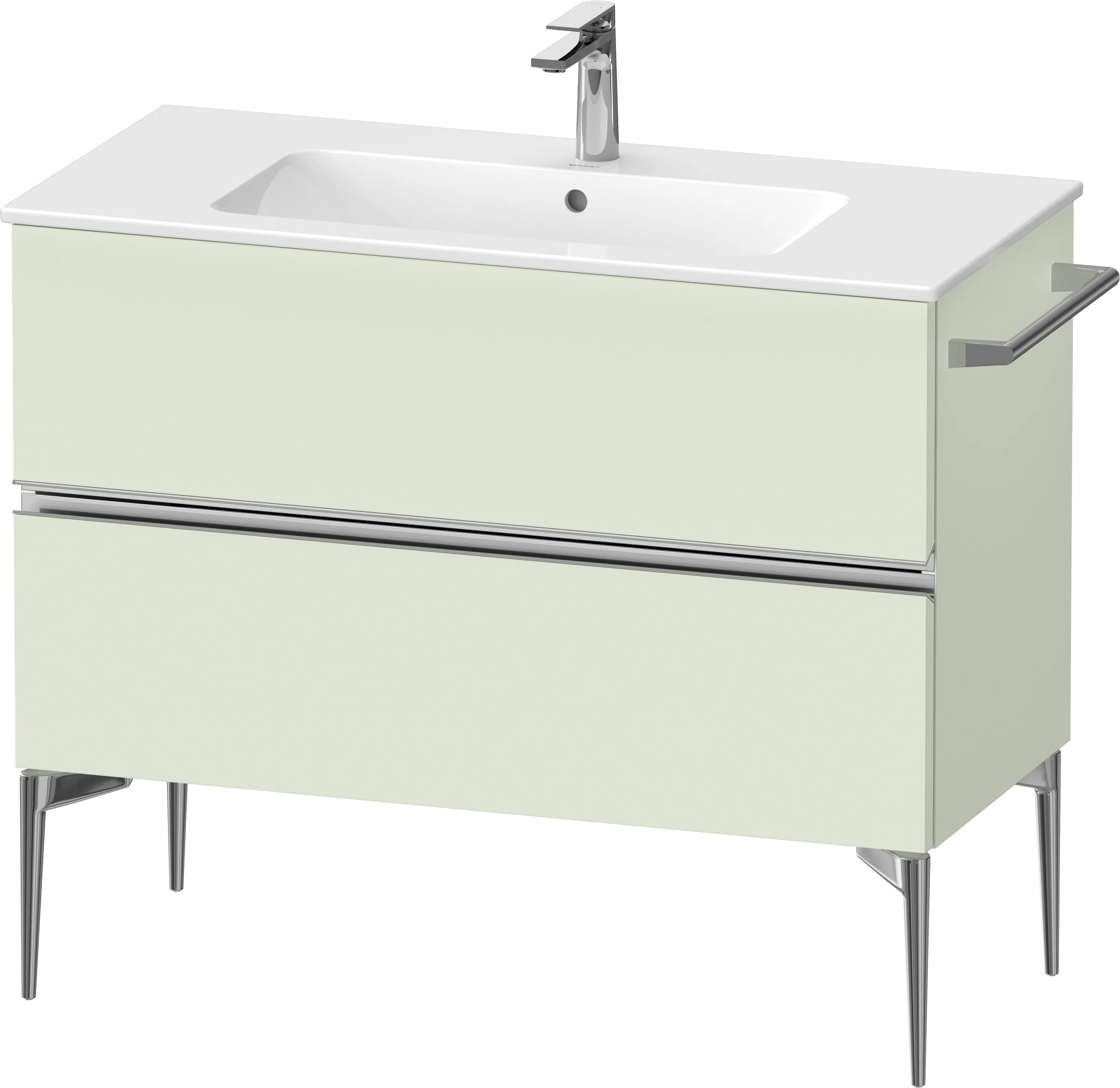 Duravit Waschtischunterschrank „Sivida“ 101 × 59,1 × 47,7 cm Blassgrün Matt Duravit Waschtischunterschrank „Sivida“ 101 × 59,1 × 47,7 cm Blassgrün Matt