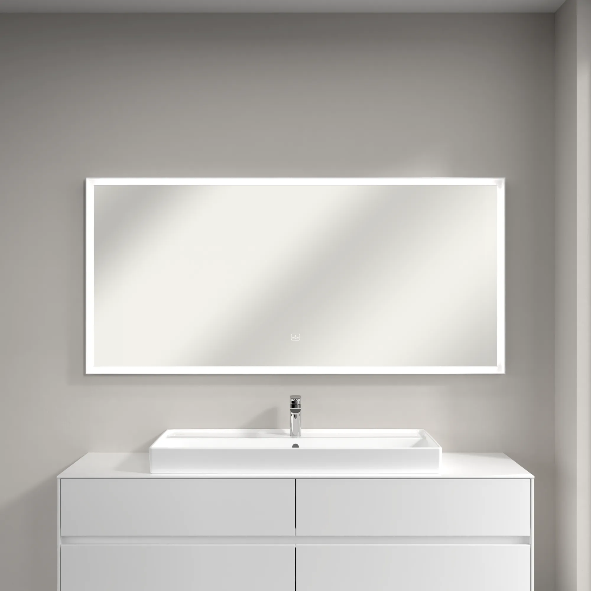 Villeroy & Boch Spiegel „Subway 3.0“ 1600 × 750 mm in White Matt Villeroy & Boch Spiegel „Subway 3.0“ 1600 × 750 mm in White Matt