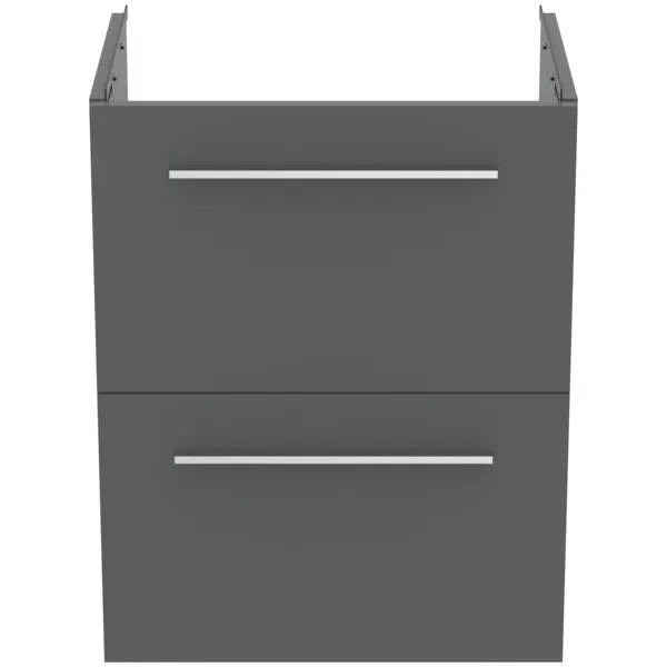 Ideal Standard Waschtischunterschrank „i.lifeS“ 50 × 63 × 37,5 cm Quarzgrau matt