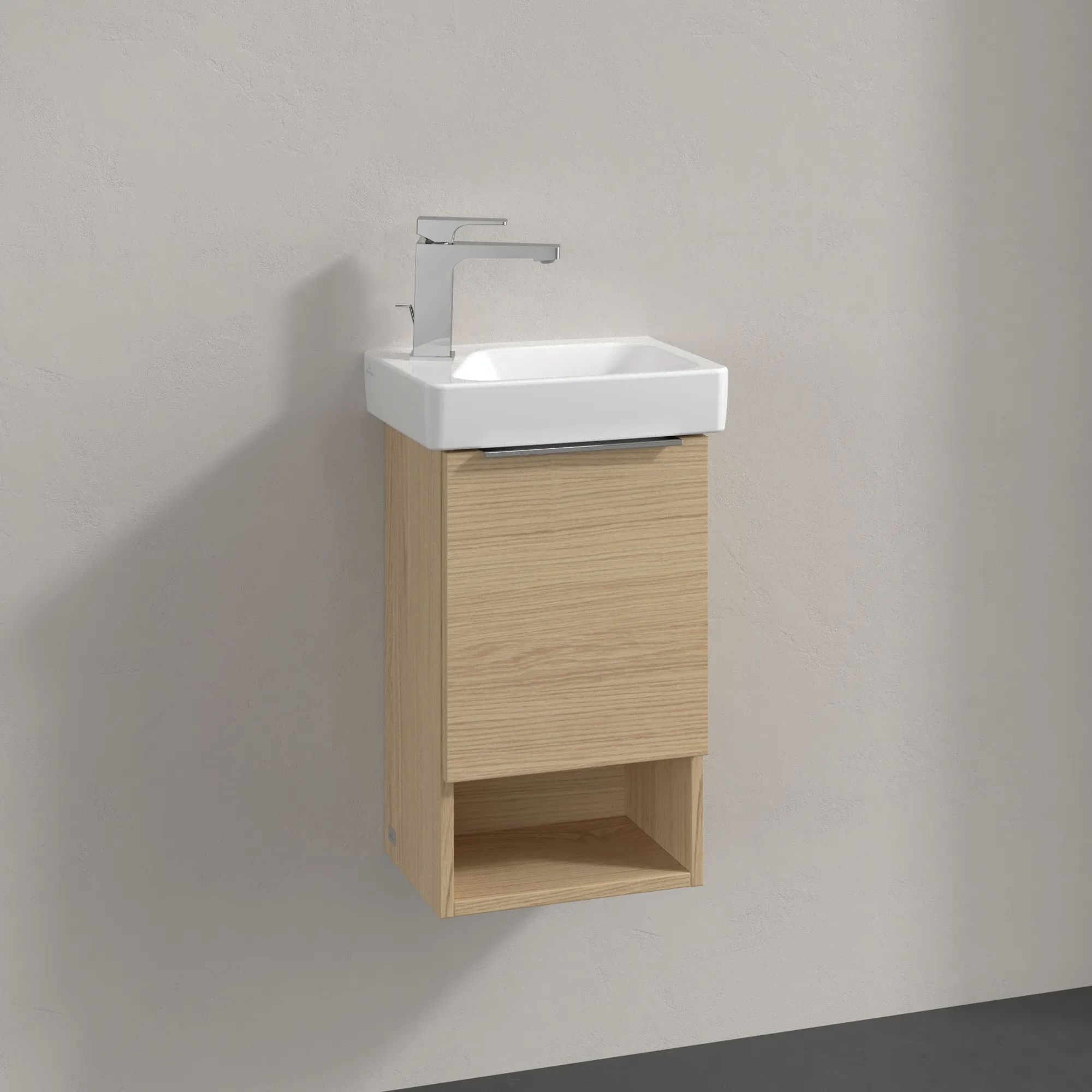 Villeroy & Boch Waschtischunterschrank „Architectura“ 310 × 520 mm Nordic Oak, Anschlag links Villeroy & Boch Waschtischunterschrank „Architectura“ 310 × 520 mm Nordic Oak, Anschlag links