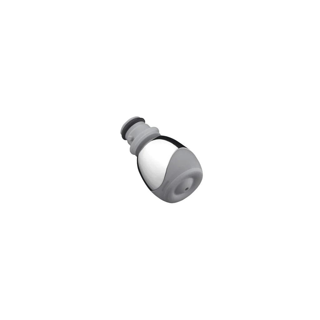 Hansgrohe Wechsel-Strahleinsatz Massagestrahl, Chrom – verstellbare Seitenbrause, 360° Drehbereich, Normalstrahl, 3 l/min Durchfluss
