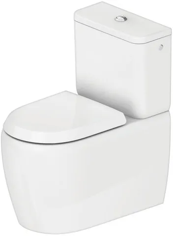 Duravit Qatego Stand-WC TS f. Kombination Rimless,Abg. Vario, Weiß HG