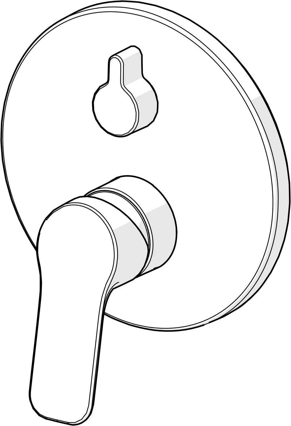 HansaBASIC Wannen- und Brausearmatur EHM FM-Set f. Wafü/Br. 8055 Ros. rund chr HansaBASIC Wannen- und Brausearmatur EHM FM-Set f. Wafü/Br. 8055 Ros. rund chr