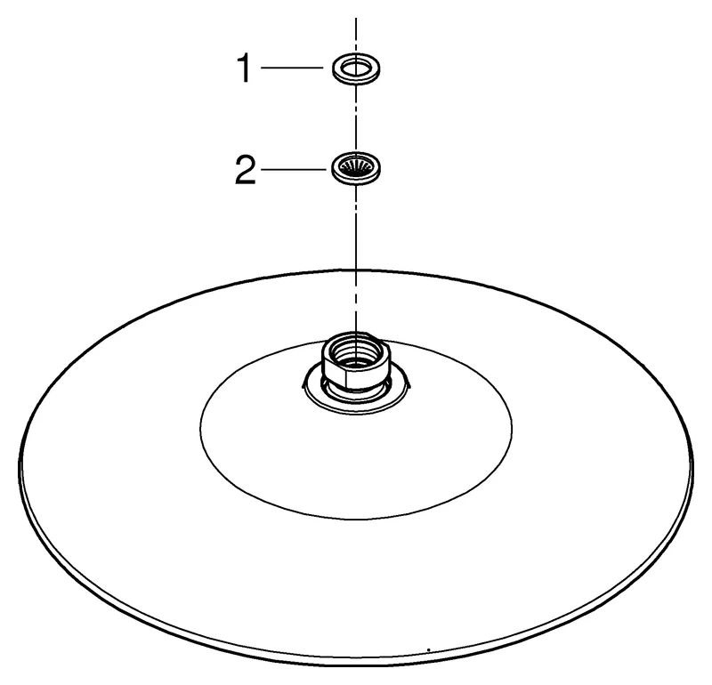 Kopfbrause Euphoria 260 SmartControl 26457, 3 Strahlarten, 9,5 l/min Durchflusskonstanthalter chrom Kopfbrause Euphoria 260 SmartControl 26457, 3 Strahlarten, 9,5 l/min Durchflusskonstanthalter chrom