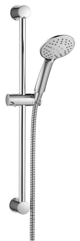 Brauseset AqvaBasic III - Handbrause 3-fach verstellbar, easyclean - Wandstange 600 × ⌀19mm - Konusgleiter - Kunststoff-Brauseschlauch 1600 mm × 1/2″ × 1/2″ Konus - chrom Brauseset AqvaBasic III - Handbrause 3-fach verstellbar, easyclean - Wandstange 600 × ⌀19mm - Konusgleiter - Kunststoff-Brauseschlauch 1600 mm × 1/2″ × 1/2″ Konus - chrom