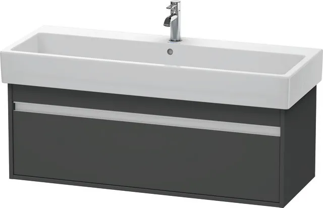 Duravit Waschtischunterschrank wandhängend „Ketho“ 115 × 41 × 44 cm Graphit Matt