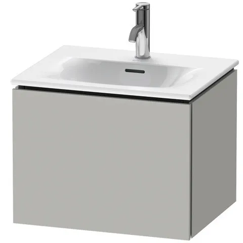 Duravit Waschtischunterschrank wandhängend „L-Cube“ 52 × 40 × 42,1 cm in Betongrau Matt