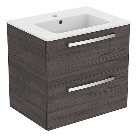Ideal Standard Eurovit Auszugsfront - Lava Grau Dekor, obere Schubladenfront für Waschtischunterschrank Ideal Standard Eurovit Auszugsfront - Lava Grau Dekor, obere Schubladenfront für Waschtischunterschrank