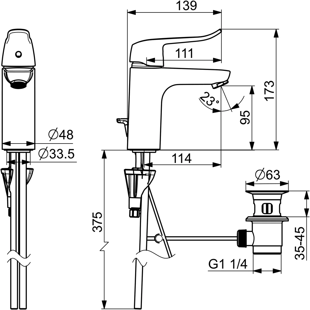 HansaCLINICA Waschtischarmatur Hansaclinica 2018 EHM WT-Batt. HansaCLINICA 4501 CU-Rohr Zugst.Ablgarn. Bed.he. lang HansaCLINICA Waschtischarmatur Hansaclinica 2018 EHM WT-Batt. HansaCLINICA 4501 CU-Rohr Zugst.Ablgarn. Bed.he. lang