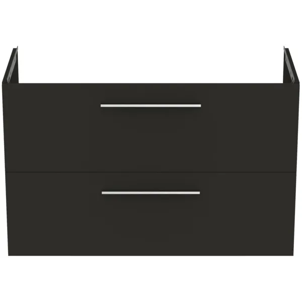 Ideal Standard Möbelwaschtischunterschrank i.life A 2 Auszüge 1000x440x630mm Carbongrau Ideal Standard Möbelwaschtischunterschrank i.life A 2 Auszüge 1000x440x630mm Carbongrau