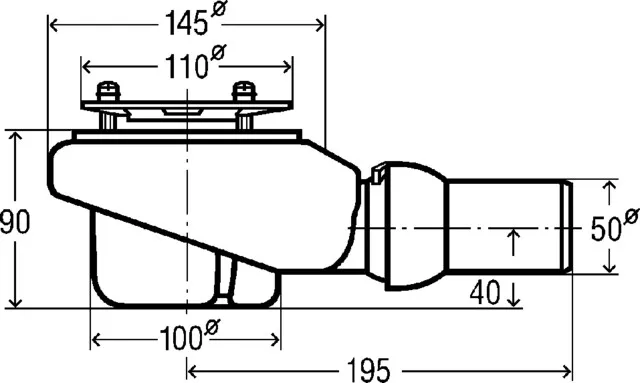 Viega Ablaufgarnitur Modell 6960.1 „Tempoplex Plus“ 9 cm Viega Ablaufgarnitur Modell 6960.1 „Tempoplex Plus“ 9 cm