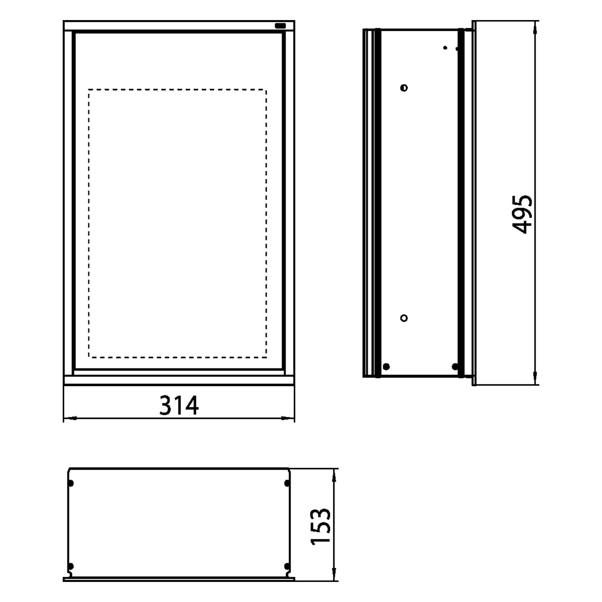 emco Modul „asis module 300“ 31,4 × 49,5 × 15,3 cm in aluminium (silber, matt) / schwarz