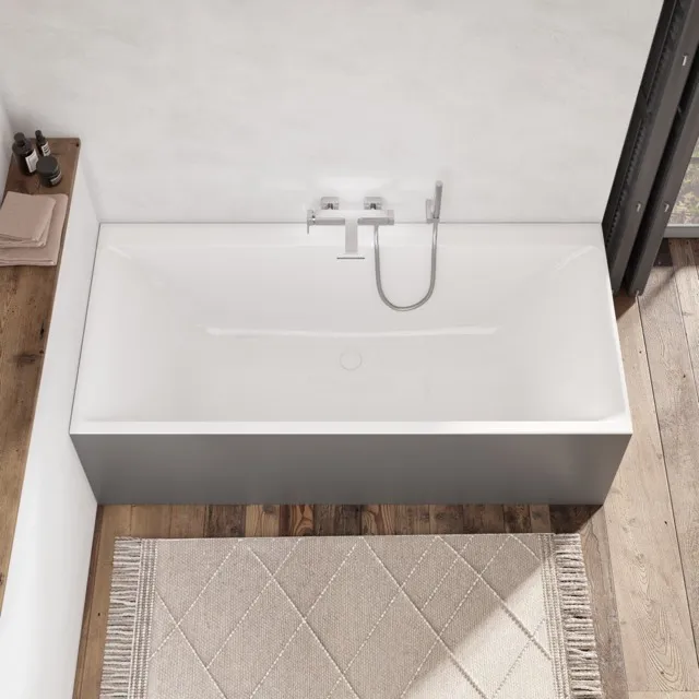Villeroy & Boch Badewanne „Subway 3.0“ rechteck 170 × 75 cm, Mittelablauf in Weiß Alpin Villeroy & Boch Badewanne „Subway 3.0“ rechteck 170 × 75 cm, Mittelablauf in Weiß Alpin