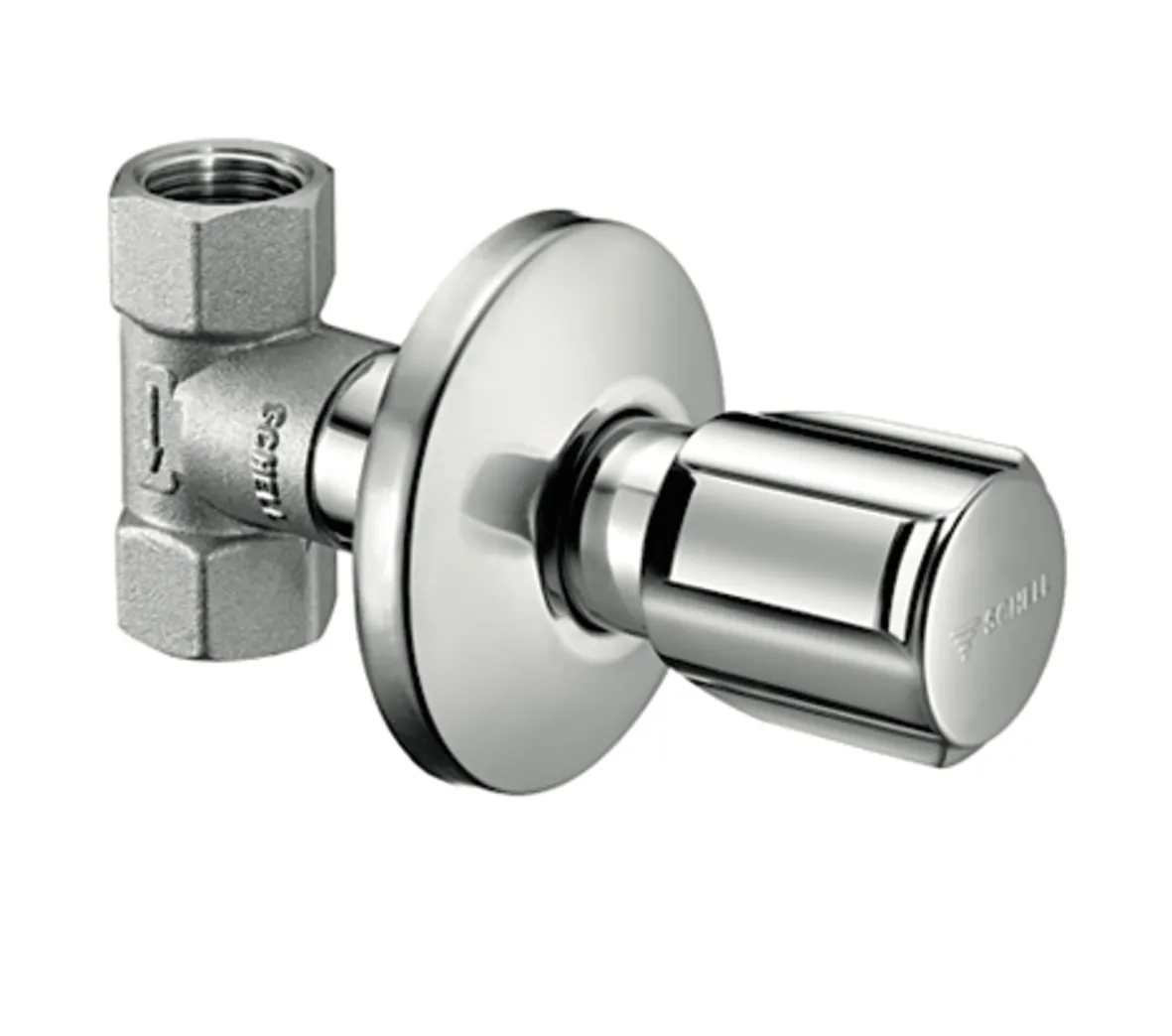 Unterputzventil DN 15, Max. Betriebsdruck: 10 bar, DN 15 G 1/2 IG, DN 15 G 1/2 IG, chrom Unterputzventil DN 15, Max. Betriebsdruck: 10 bar, DN 15 G 1/2 IG, DN 15 G 1/2 IG, chrom