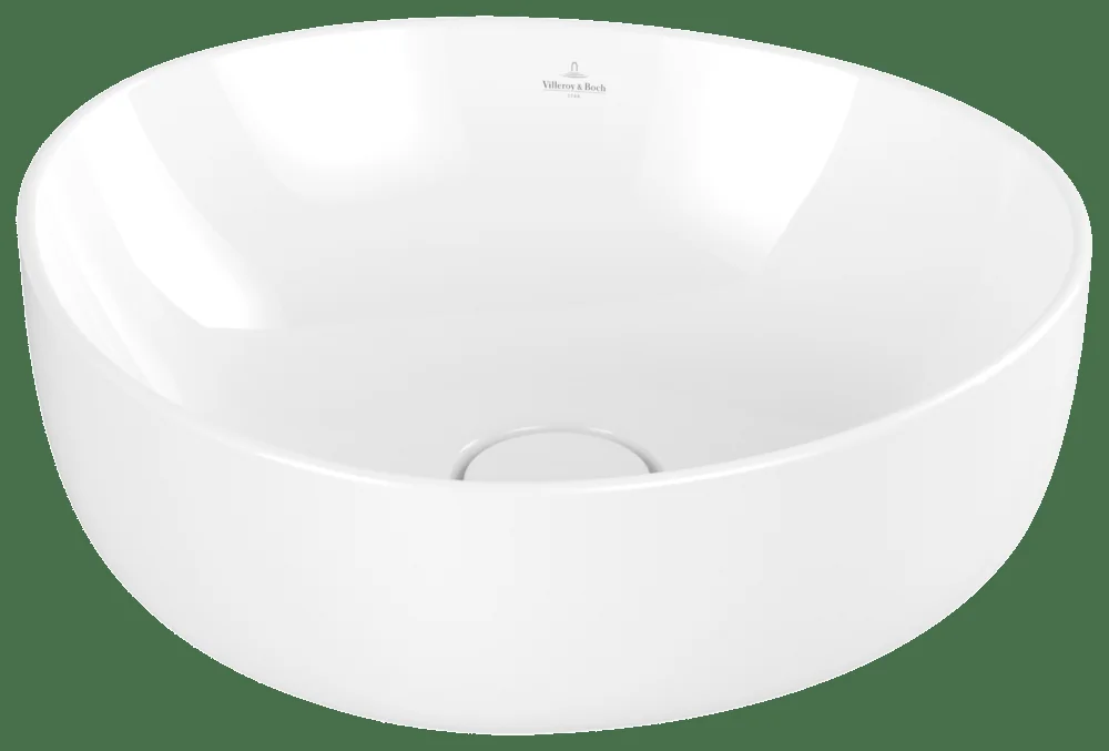 Villeroy & Boch Antao Aufsatzwaschbecken 400x395mm, TitanCeram, Weiß Alpin CeramicPlus Villeroy & Boch Antao Aufsatzwaschbecken 400x395mm, TitanCeram, Weiß Alpin CeramicPlus