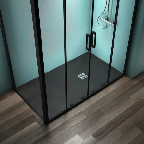 Ideal Standard Duschwanne „UltraFlatS+“ 90 × 160 cm in Schiefer