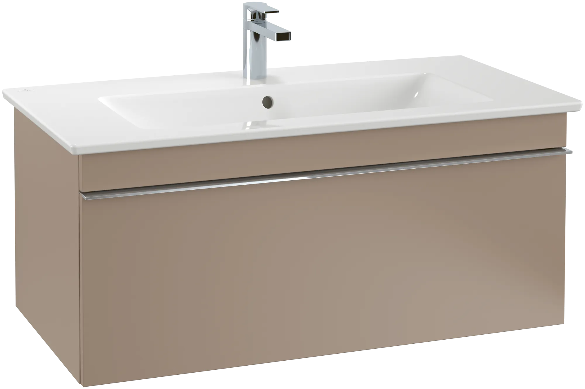 Villeroy & Boch Wandwaschtisch „Venticello“ 1000 × 500 × 170 mm, für Becken mittig, mit Hahnlochbohrung, Hahnlochposition mittig in Weiß Alpin Villeroy & Boch Wandwaschtisch „Venticello“ 1000 × 500 × 170 mm, für Becken mittig, mit Hahnlochbohrung, Hahnlochposition mittig in Weiß Alpin