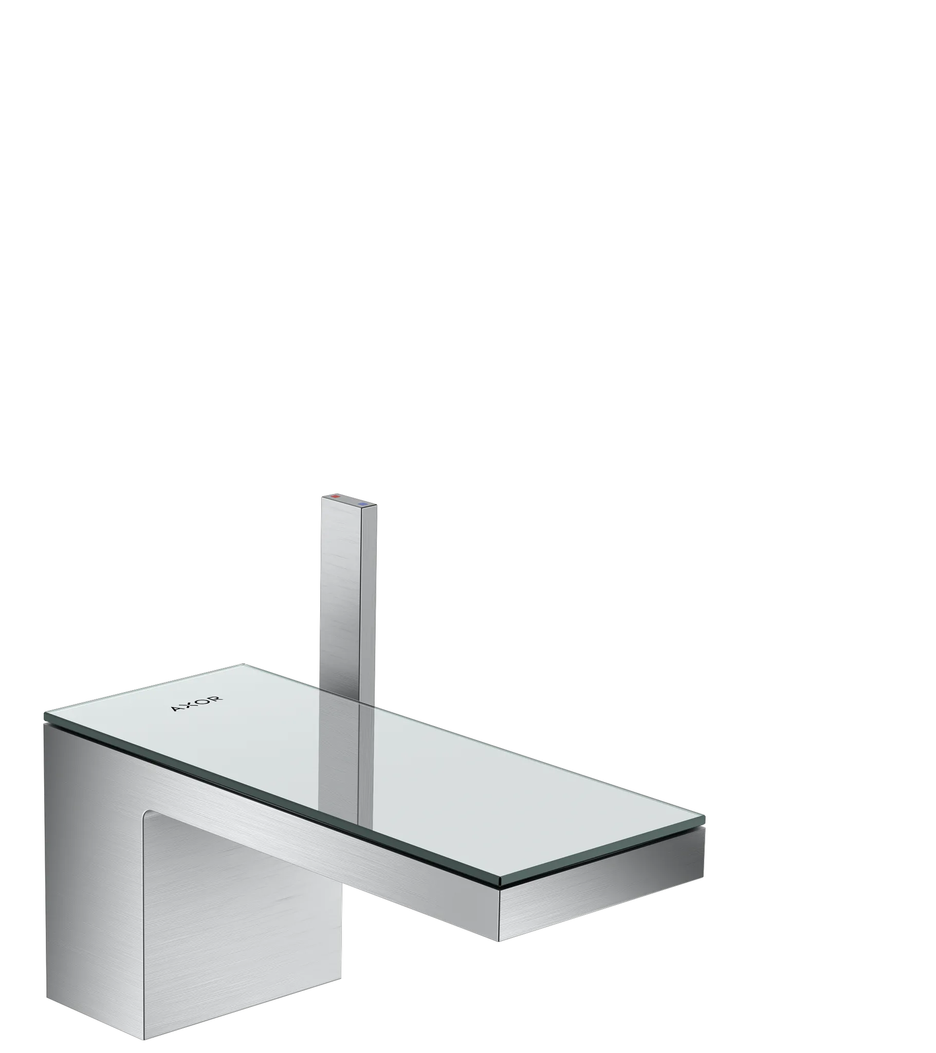 Hansgrohe AXOR MyEdition Mischer mit Platte 200 Glas, Spiegel Hansgrohe AXOR MyEdition Mischer mit Platte 200 Glas, Spiegel