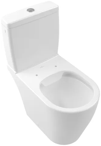 Stand-Tiefspül-WC DirectFlush „Avento“ 37 × 41 × 64 cm in Weiß Alpin, ohne Spülrand