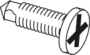 Montageschraube selbstbohrend 4,2 × 13 mm (100 Stück) Montageschraube selbstbohrend 4,2 × 13 mm (100 Stück)