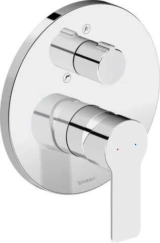 D-Code Einhebel-Wannenmischer UP Keramikmischsystem, Chrom HG