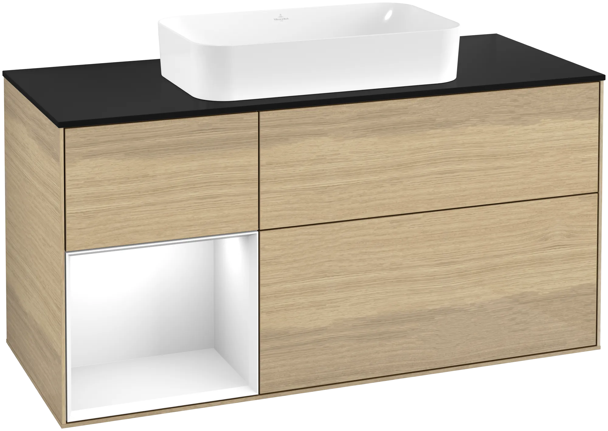 Villeroy & Boch Finion Waschbeckenunterschrank G70 1200x603x501mm mit Beleuchtung