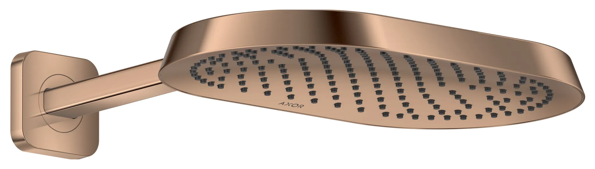 Hansgrohe AXOR ShowerSphere Kopfbrause 370⁄220 1jet mit Brausearm, Polished Red Gold Hansgrohe AXOR ShowerSphere Kopfbrause 370⁄220 1jet mit Brausearm, Polished Red Gold